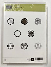 Stampin Up A ROUND ARRAY Set 8 All Occasions  Celebrations 1" Circle