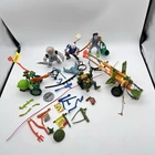 Vintage TMNT lot - Weapons, Figures L, Canon AS-IS - Some Broken Or Not Working