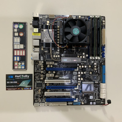 ASRock 990FX EXTREME4 AMD Socket AM3+ Gaming ATX Motherboard AMD 990FX SB950 CPU