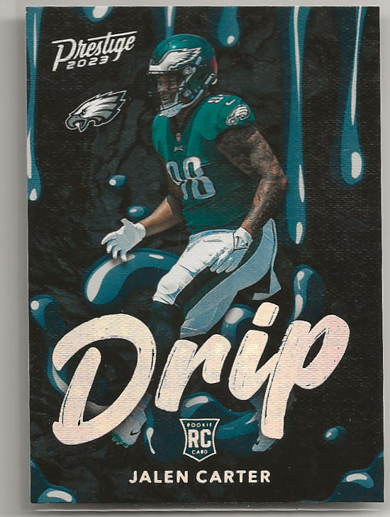 Jalen Carter 2023 Panini Prestige Drip Rookie RC Case Hit SSP #26 Eagles