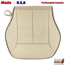 2007 2008 2009 2010 Lincoln MKX Front Driver Bottom Perforated Leather Cover Tan