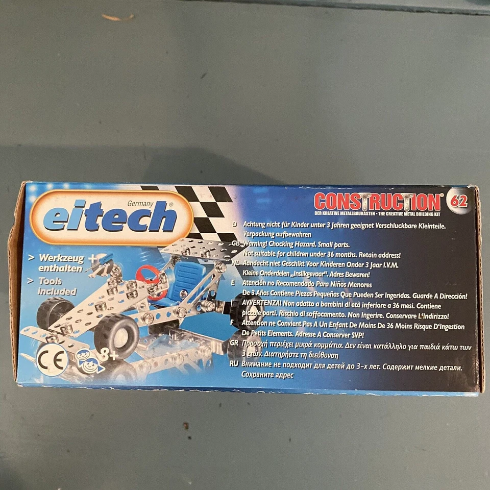 Eitech Germany Dragster Hot Rod Toy Set 62 New! - Image 4 of 4