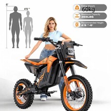 HillMiles 14" FAT TIRE ADULTS ELECTRIC BIKE 31MPH 48V 25AH MOUNTAIN EBIKE