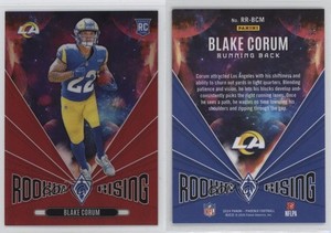 2024 Panini Phoenix Rookie Rising Red /99 Blake Corum #RR-BCM RC