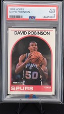 1989 NBA Hoops David Robinson #310 RC PSA 9 MINT - San Antonio Spurs