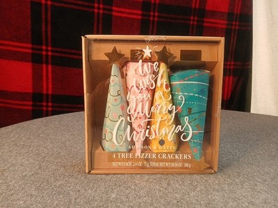 Addison & Gates Bath Bombs 4 Tree Fizzer Crackers Gift Set