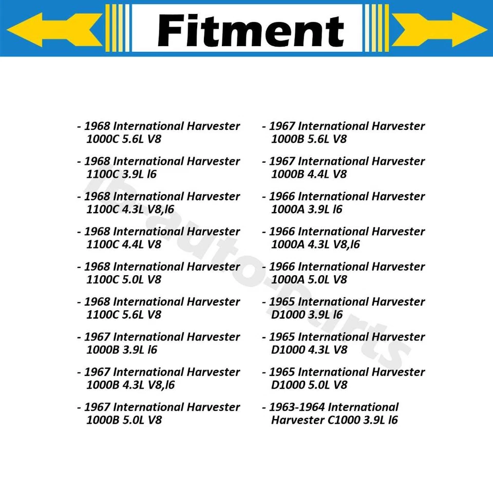 2x Manguera de freno trasera para International Harvester C102 1961-1962 3,6 L Foto 3 de 4