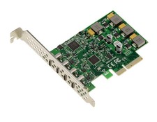 Carte PCIe 4 Ports USB 3.1 10G type C auto-alimentée high power ASM3142
