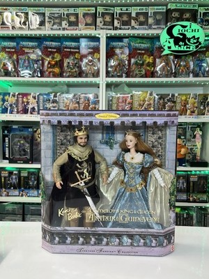 Mattel Barbie und Ken Camelots König Arthur und Königin Guinevere Puppen 1999 23880