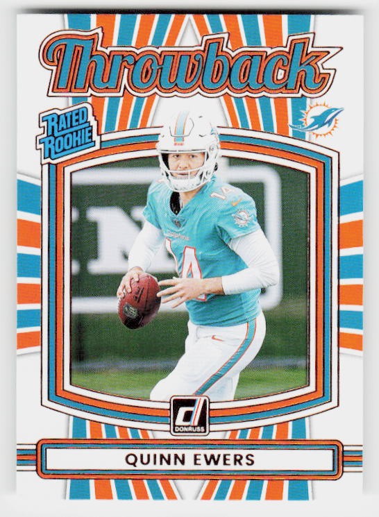 2025 Donruss #4 Quinn Ewers Rated Rookies Throwback