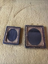 A Pair Of Victorian Daguerreotype/ Ambrotype Photo Frames