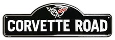 Hangtime Corvette Road Arched Street Sign