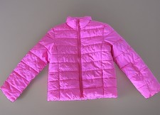 Girls Pink Puffer Jacket Size 10/12 by The Children s Place Water-Resistant