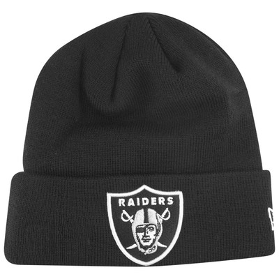 New Era Wintermütze Beanie - CUFF Oakland Raiders schwarz