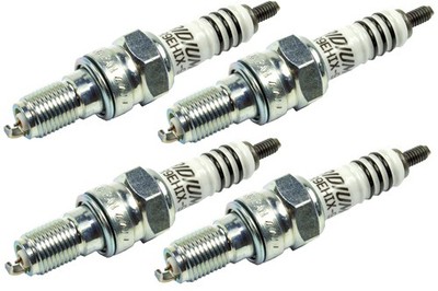 Zündkerze Set 4 Stück NGK Iridium CR9EHIX-9 für Daelim S3 250 Fi FI S300 Advance