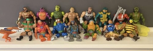 Masters of the Universe Vintage Action Figures 1981-1985 MOTU Lot (25) Read Desc