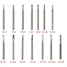 Dental Carbide Burs for High Speed Handpiece Round Cone Bur Diamond FG