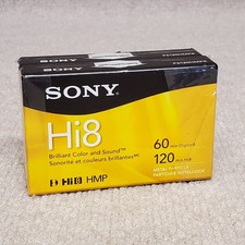 Sony Hi8 Digital 8 Video Camcorder Camcorders Cassette Tape Two tapes 120 Min