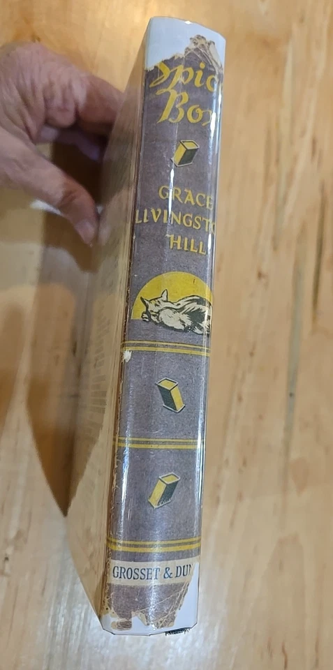 VTG SPICE BOX ©1943 Christian Romance Novel GRACE LIVINGSTON HILL HC DJ - Image 2 of 4