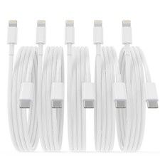 5 Pack USB C to Lightning Cable MFi Certified 6FT iPhone Charger Fast Charg...