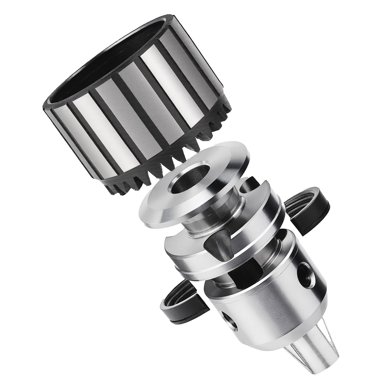 5/8 Heavy Duty Drill Chuck with MT2 Arbor  3/8-16 Drawbar Thread - Includes K...