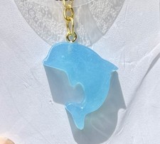   Light Blue Dolphin Keychain   Available in All Colors 