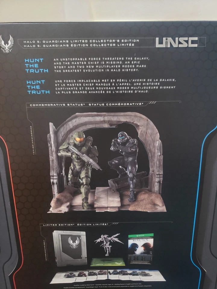 JUEGO MICROSOFT XBOX ONE HALO 5 GUARDIANES EDICIÓN LIMITADA COLECCIONISTA NUEVO Foto 3 de 4