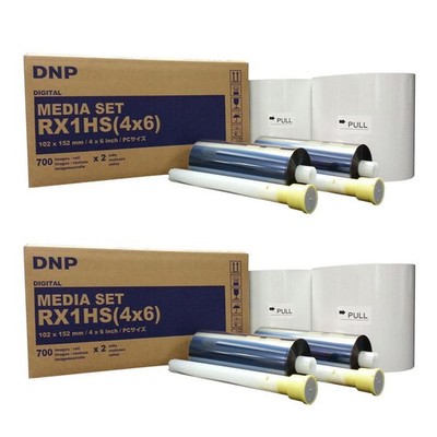 DNP 2x Print Media for DS-RX1HS High Speed Dye Sub Printer - 4x6'' 700 Prints Per