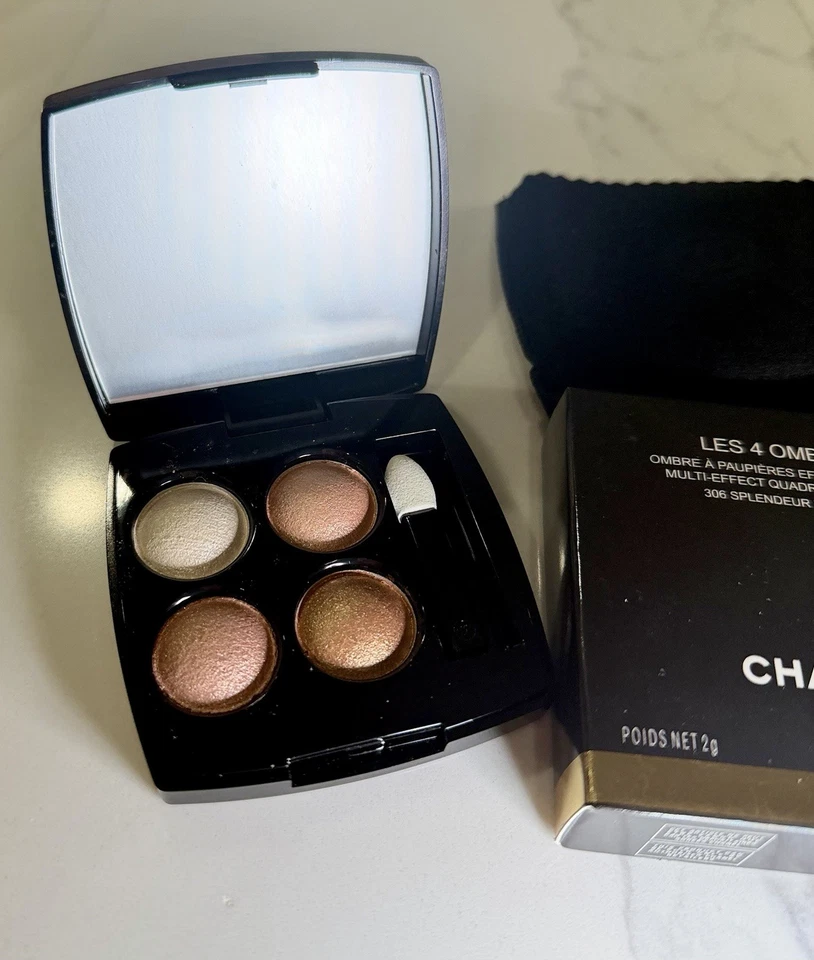 Chanel Les 4 Ombres Quad Eyeshadow 306 Splendeur et Audace,Multi-Effect Palette - Image 4 of 4