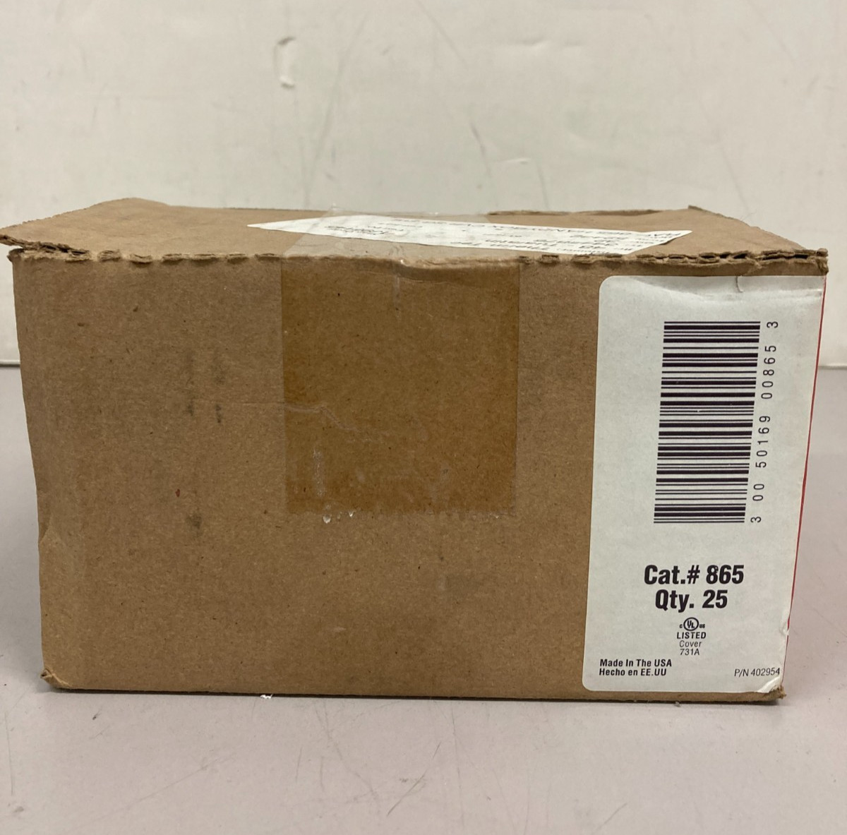 Raco 865 Pre-Galvanized Steel 1-Gang Handy Box Cover 4 x2 in. (Pack of 25)