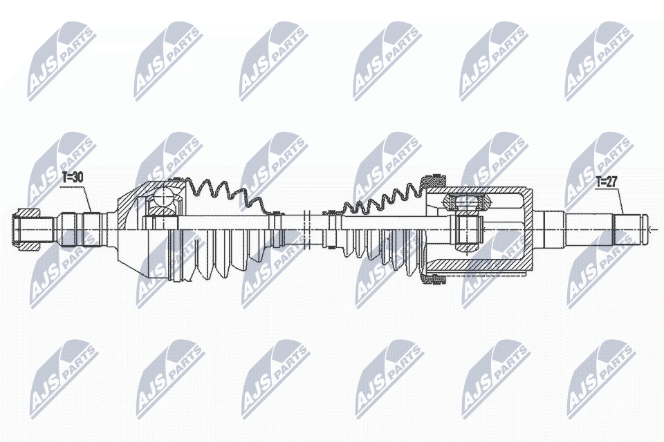 Nty Driveshaft For Chevrolet Cruze 2.0Cdi 09- /Left,Atm - Image 5