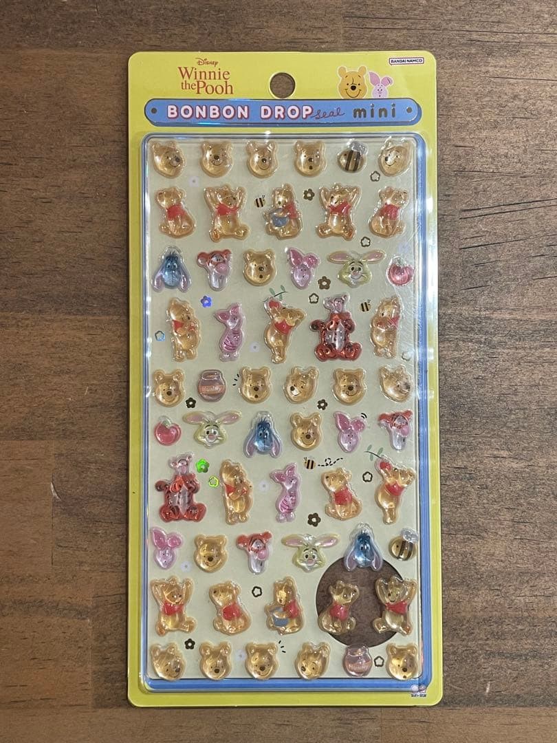 Disney Bear Pooh Bonbon Drop Sticker Mini Collection