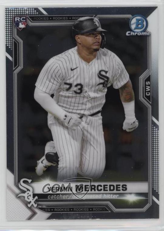 2021 Bowman Chrome Yermin Mercedes #88 f5g