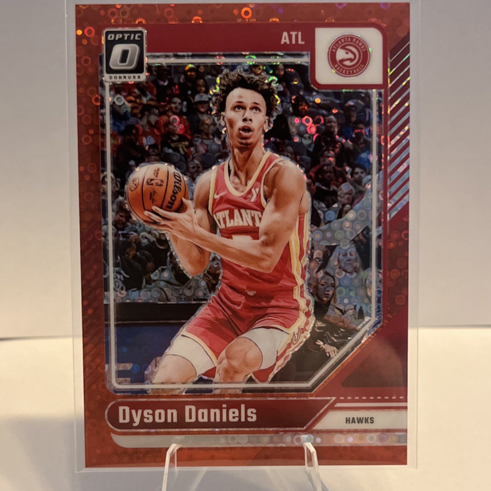Panini Donruss Optic 24-25 Dyson Daniels red disco  75/75 LAST OF THE PRINT 