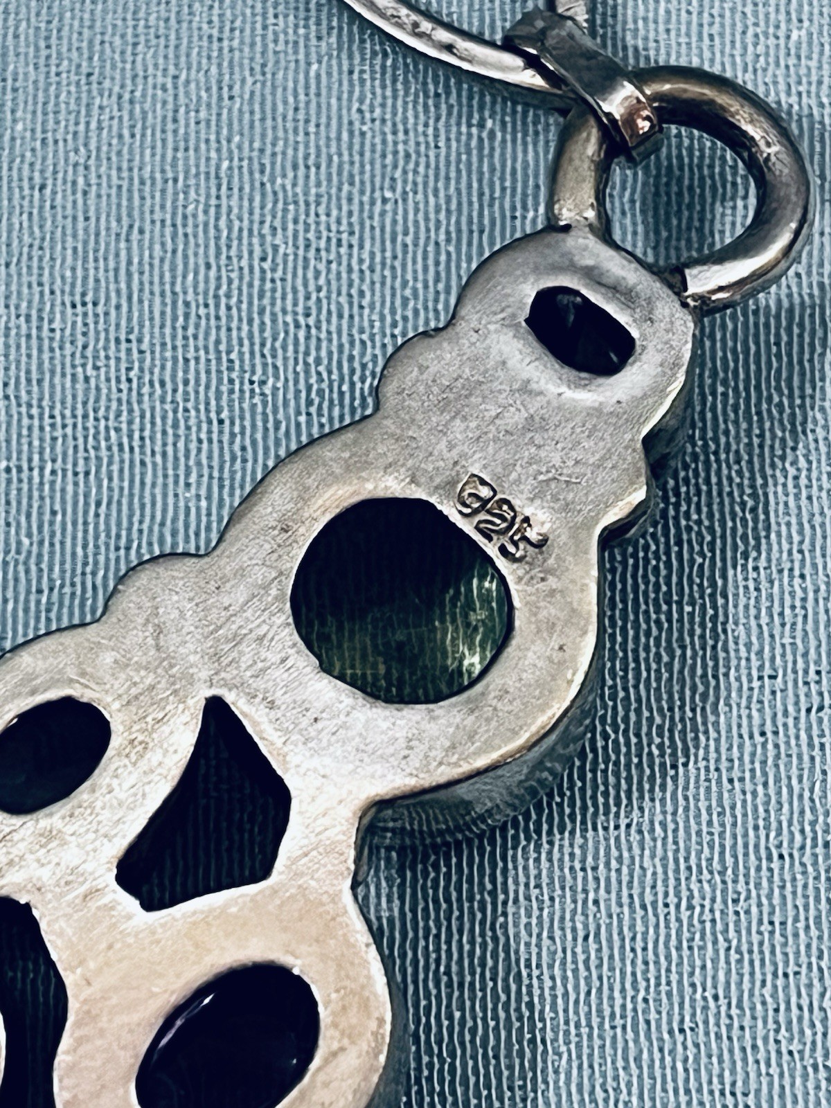 Sterling Silver Multi-gem Moonstone Tourmaline Am… - image 18