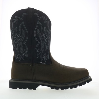 Caterpillar Colorado Frontier Steel Toe Mens Gray Wide Work & Safety Boots
