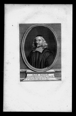 Jean Daille pasteur author writer Kupferstich Portrait gravure engraving
