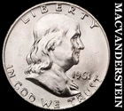 1961-D Franklin Half Dollar-Choice Gem Brilliant Unc ++++ No Reserve #G9848