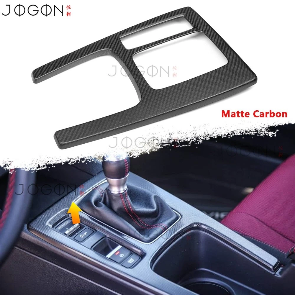 FL5 Dry Carbon Fiber Center Console Gear Lever Panels For Honda Civic Si 2023-26 - Picture 1 of 14