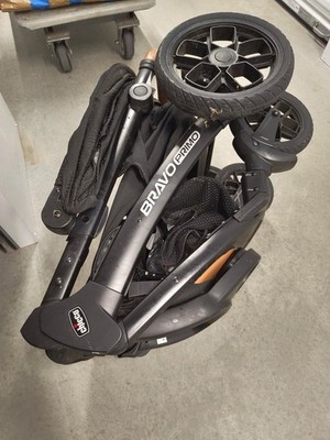 Chicco Bravo Primo Black and Brown Stroller