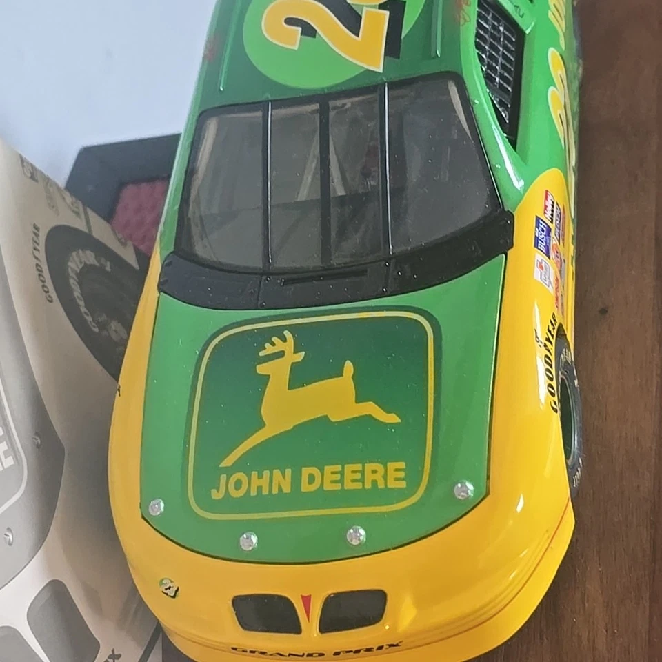 autographed Nascar John Deere 1996 Chad Little 1/18 Scale Signed Stock Car - Image 4 of 4