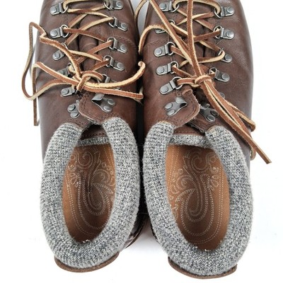 Men’s OluKai Mauna Lalo Brown Leather Hiking Boots Shoes Wool Collar 9.5 OluKai Mauna Lalo Men main image 3