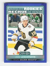 2021-22 Upper Deck #629 Jake Leschyshyn 2021-22 O-Pee-Chee Update Blue Border