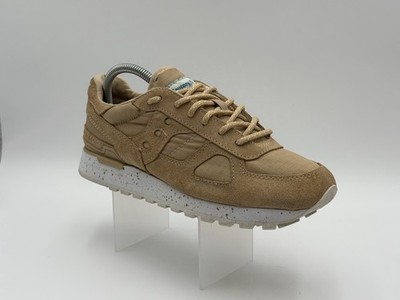 Saucony Shadow Original Men s Size 8 Running Shoes Beige Suede Sneakers