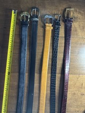 Women  s Vintage Belt Lot Of 5 Preowned