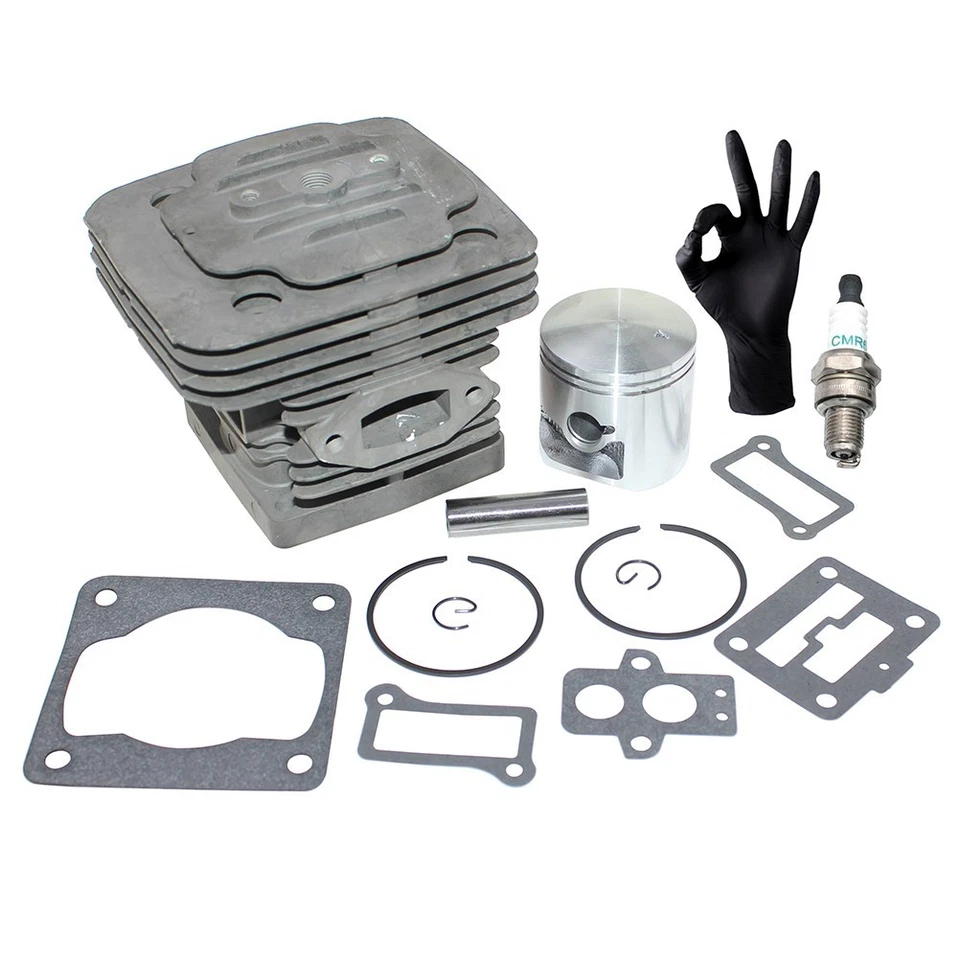 Kit pistone cilindro per Husqvarna 180BF 180BT 370BFS 380BTS 380BFS 380BTS - Immagine 3 di 4