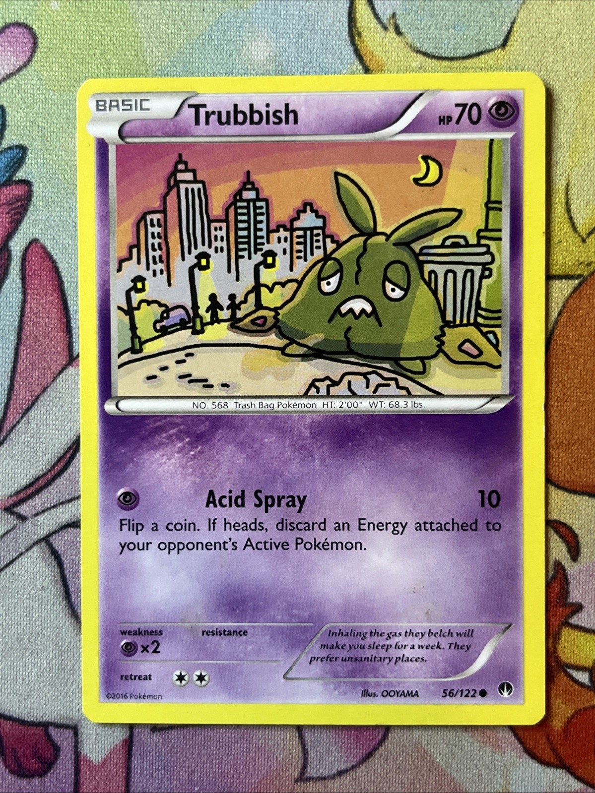 Pokemon TCG Trubbish 56/122 XY BREAKpoint Regular Common Card LP
