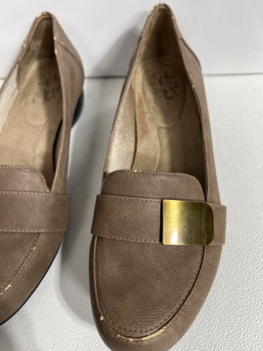 Life Stride Soft System Shoes Slip On Size 7.5 M Womens Brown Comfortable Buckle - Picture 4 of 14