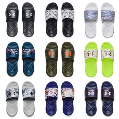 Under Armour 3024434 Men's UA Ansa Graphic Fixed Strap Slides Athletic Flip Flop