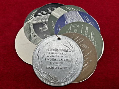 1893 Columbian Exposition - William Deering  & Co.  Advertising Disks